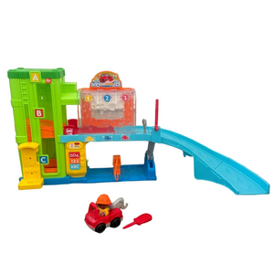 Fisher-Price Little People Light-Up Learning Garage Electronic Musical Playset